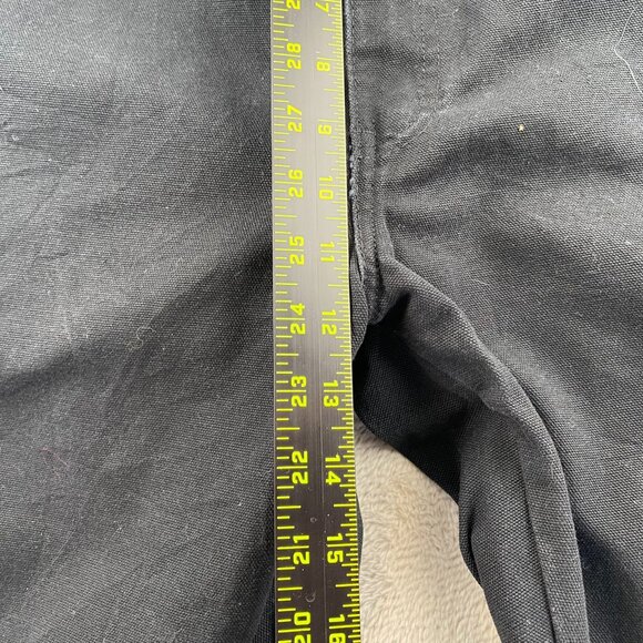 Dickies Mens Work Pants Size 42x32 Straight Leg Relaxed Black Classic Workwear - Picture 7 of 11